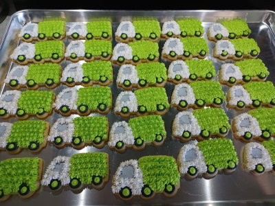 Truck Logo Cookies
